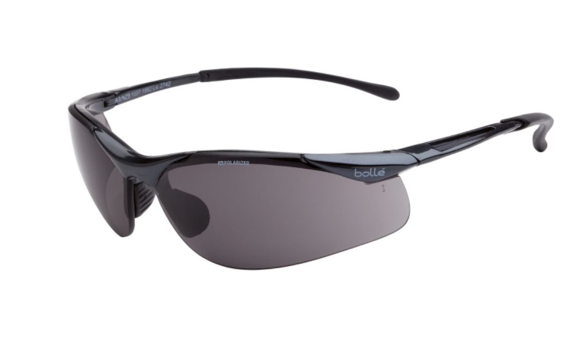 Picture of Bollé CONTOUR Dark Gun Frame Grey Polarised Lens