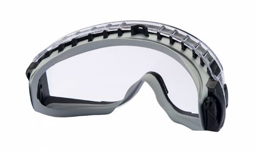 Picture of BOLLE PILOT 2 PP/TPR Frame PLATINUM AS/AF Clear Lens - Indirect Vented
