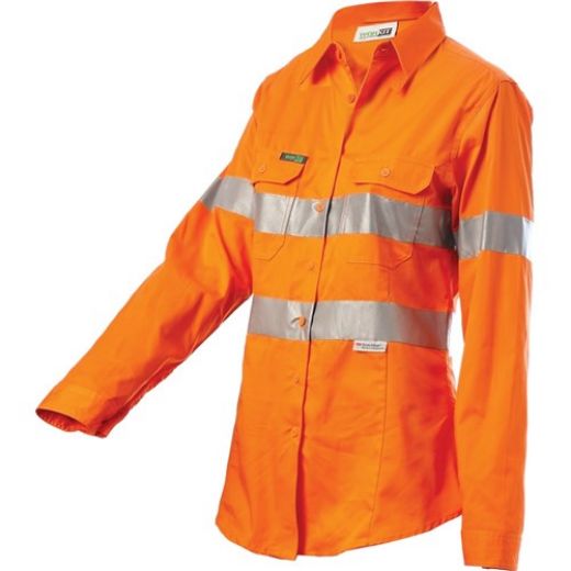 Picture of HI-VIS WOMENS 2 TONE LIGHTWEIGHT TAPED SHIRT