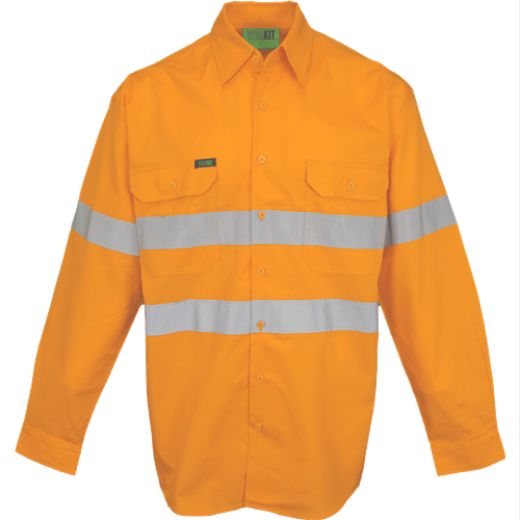 Picture of WORKIT - Hi-Vis Lightweight Ripstop Taped Shirt
