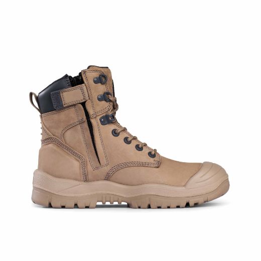 Picture of Mongrel Stone High Leg ZipSider Boot w/ Scuff Cap - RUBBER/PU