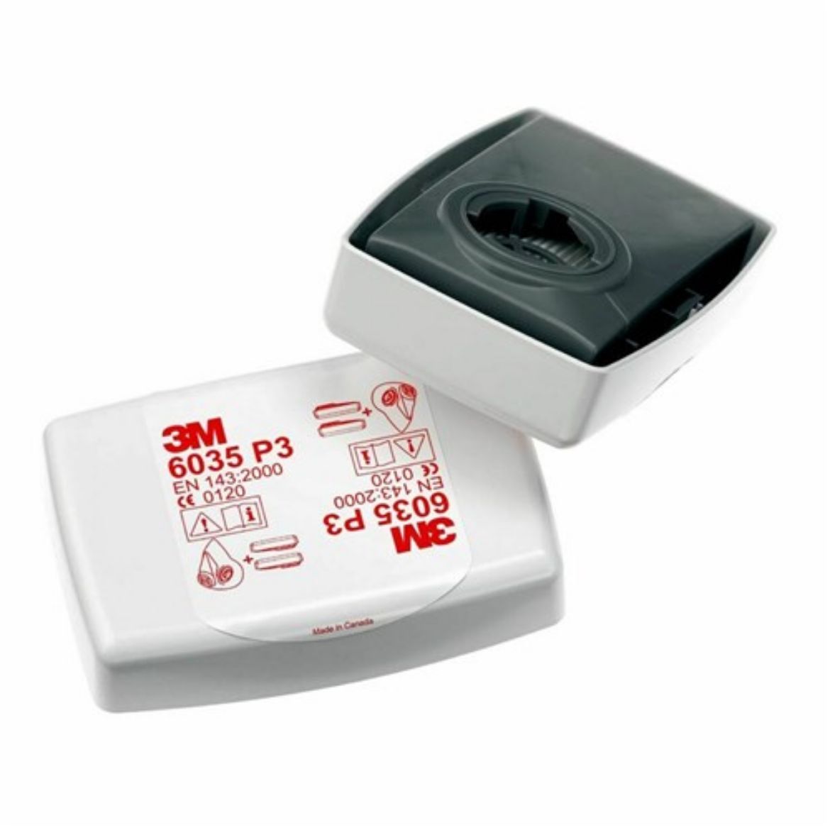 Picture of P2/P3 Particulate Rectangular White Filter 1 Pair per tray