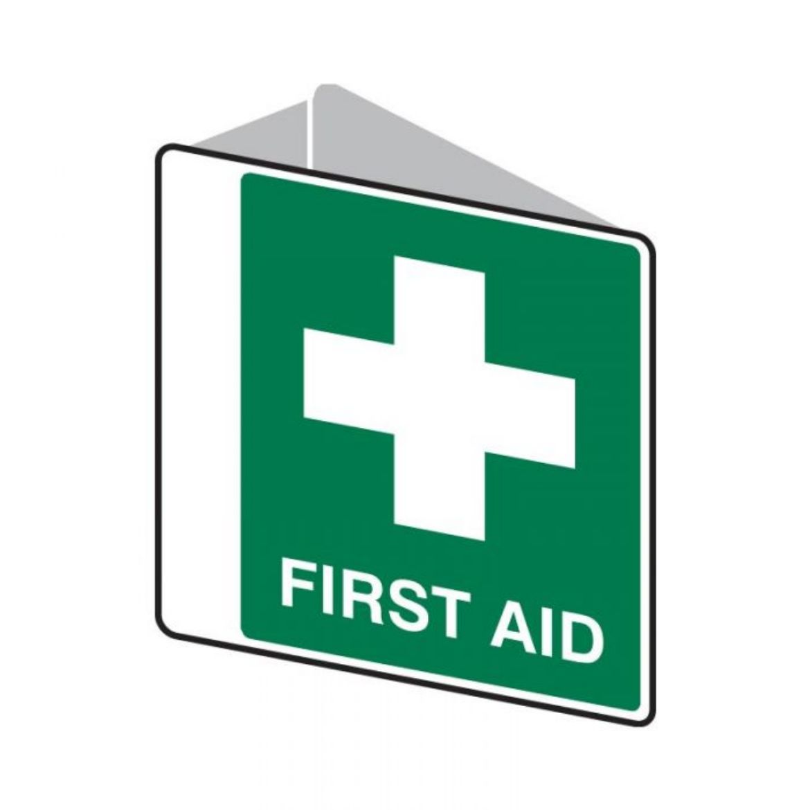 Picture of Emergency Information Sign - First Aid (Polypropylene) H225mm x W225mm