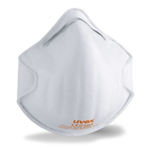 Picture of uvex silv-Air classic 2208 P2 w/o valve Cup Style Dispos Mask - 20pc
