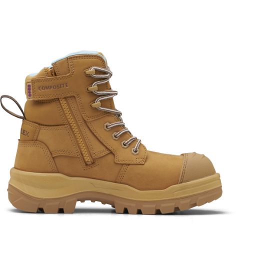 Picture of RotoFlex Women's Wheat Water Resistant ZIP SIDED Composite Toe