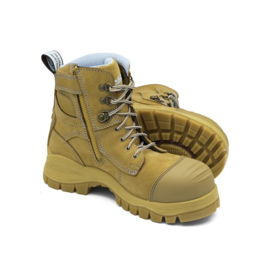 Picture of Blundstone Women's Wheat Lace Up Zip Side
