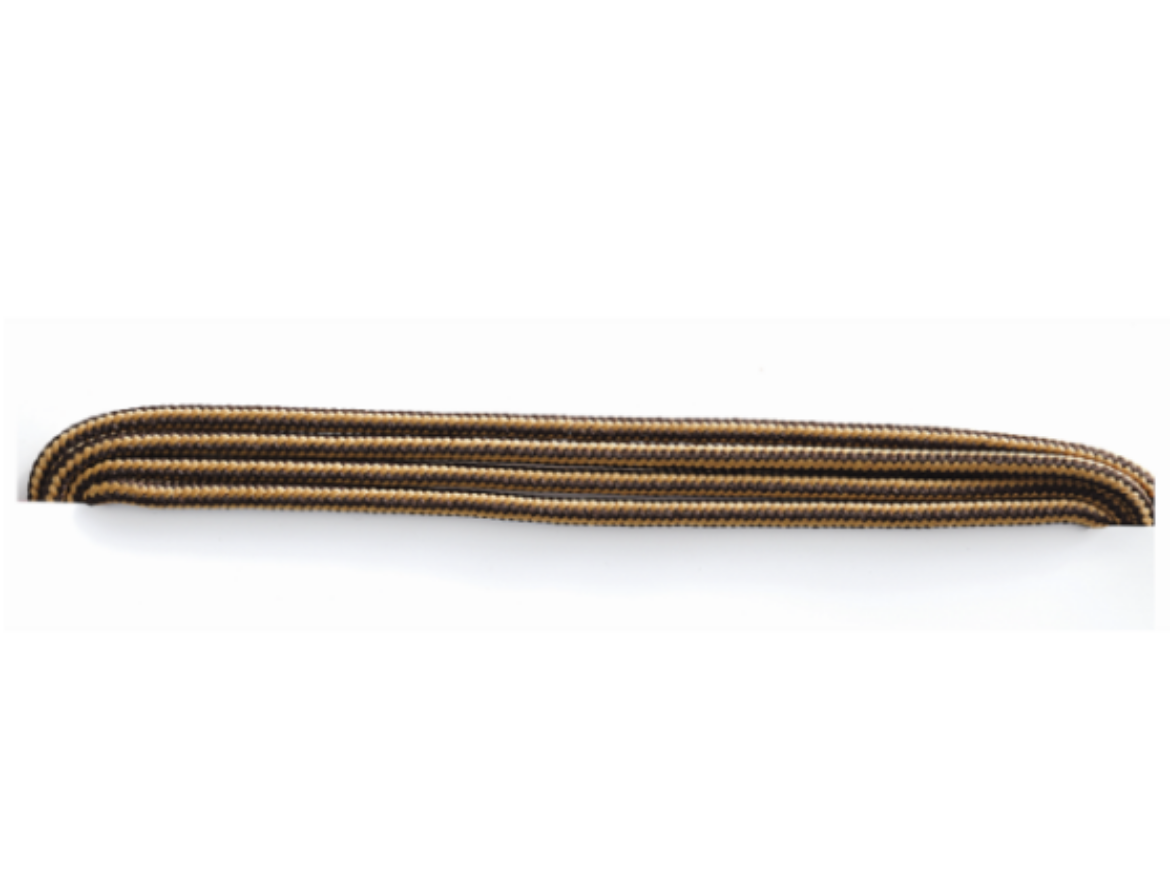 Picture of PK 10 LACES RETAIL WHT/BRN 160CM