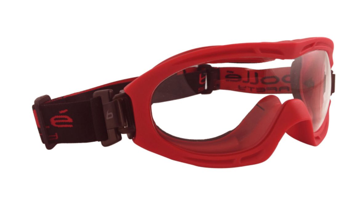 Picture of BACKDRAFT Red Fire Goggle Clear Platinum Lens