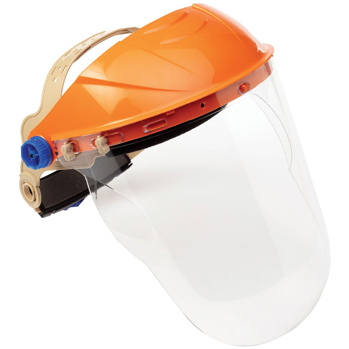 Picture of ASSEMBLED BROWGUARD & CLEAR CHIN GUARD VISOR - ANTI-FOG , EXTRA HIGH IMPACT