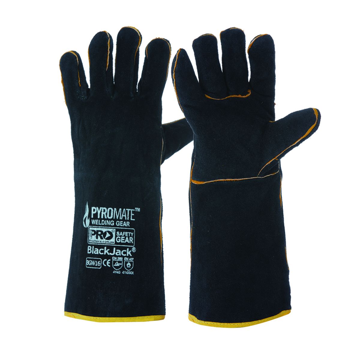 Picture of BLACK JACK BLACK & GOLD - LENGTH 40CM - ONE SIZE FITS MOST