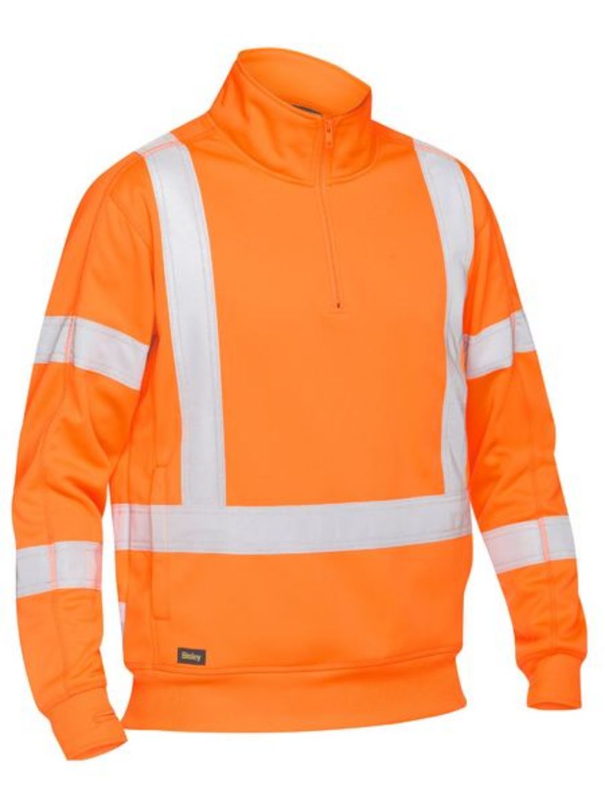 Picture of X Taped Hi Vis 1/4 Zip Pullover