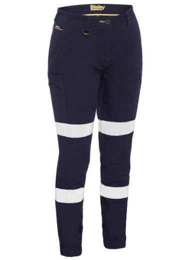 Picture of BISLEY Women'S Taped Cotton Cargo Cuffed Pants
