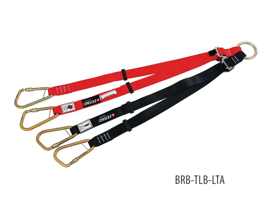 Picture of Ferno Adjustable Lifting Bridle - Large 44mm Steel Triple Lock Karabiner