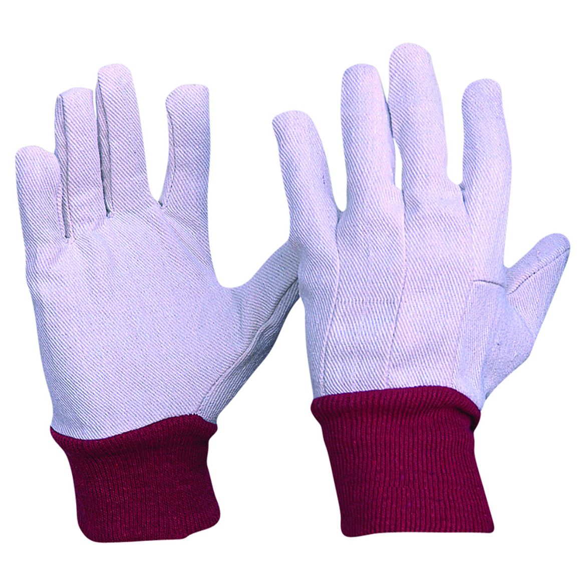 Picture of COTTON DRILL WITH RED KNITTED WRIST - LADIES