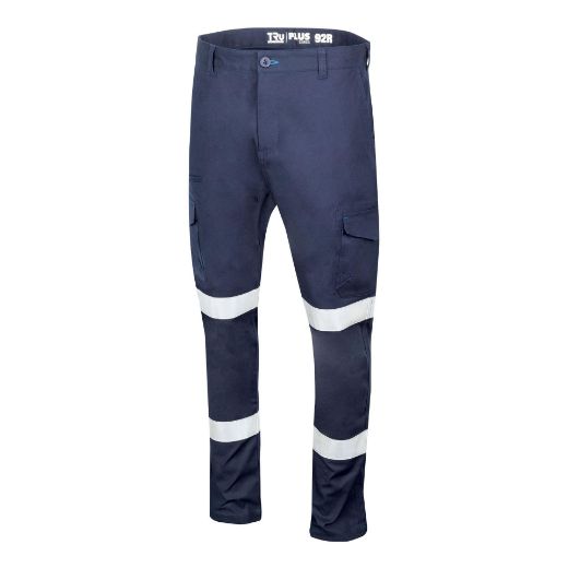 Picture of TRu Workwear Midweight Cotton Stretch Ventilated Cargo Trousers With Biomotion Reflective Tape