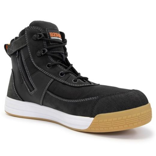 Picture of BOOT DUNE LOW CUT ZIP SIDE LACE UP BLACK