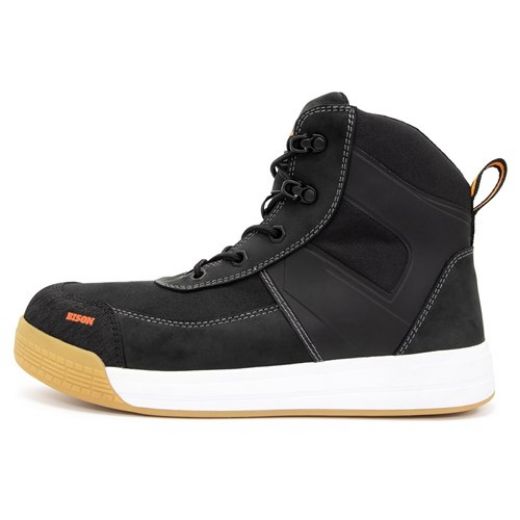 Picture of BOOT DUNE LOW CUT ZIP SIDE LACE UP BLACK