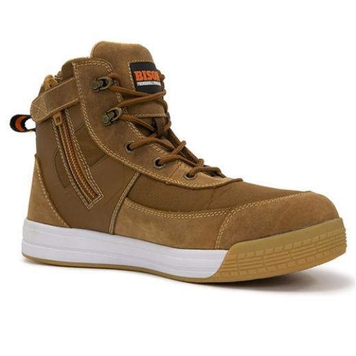 Picture of BOOT DUNE LOW CUT ZIP SIDE LACE UP BROWN