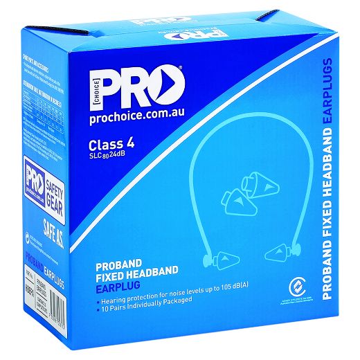 Picture of PRO-BAND HEADBAND FIXED EARPLUGS CLASS 4 - 24DB