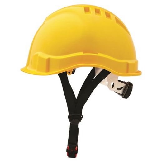 Picture of AIRBORNE LINESMAN HARD HAT UNVENTED MICRO PEAK, 6 POINT RATCHET HARNESS