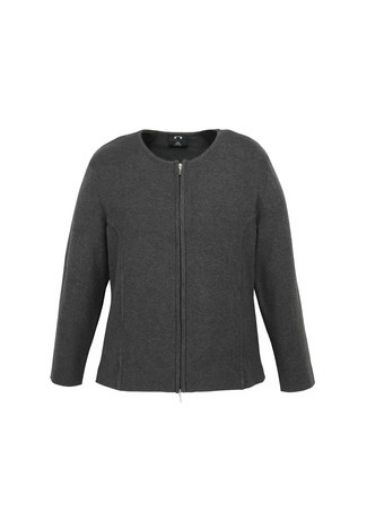 Picture of Biz Collection WOMENS 2-WAY ZIP CARDIGAN