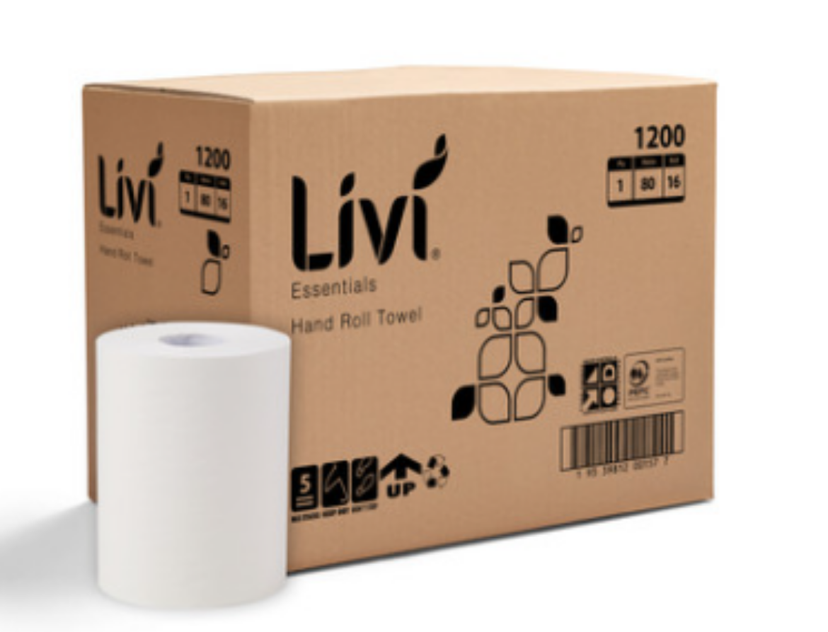 Picture of Livi Essentials Roll towel 1 Ply 80M