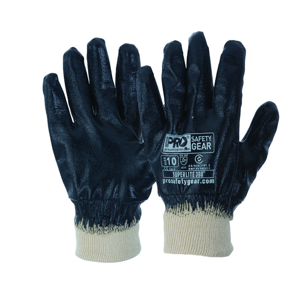 Picture of SUPER-LITE BLUE NITRILE FULLY DIPPED