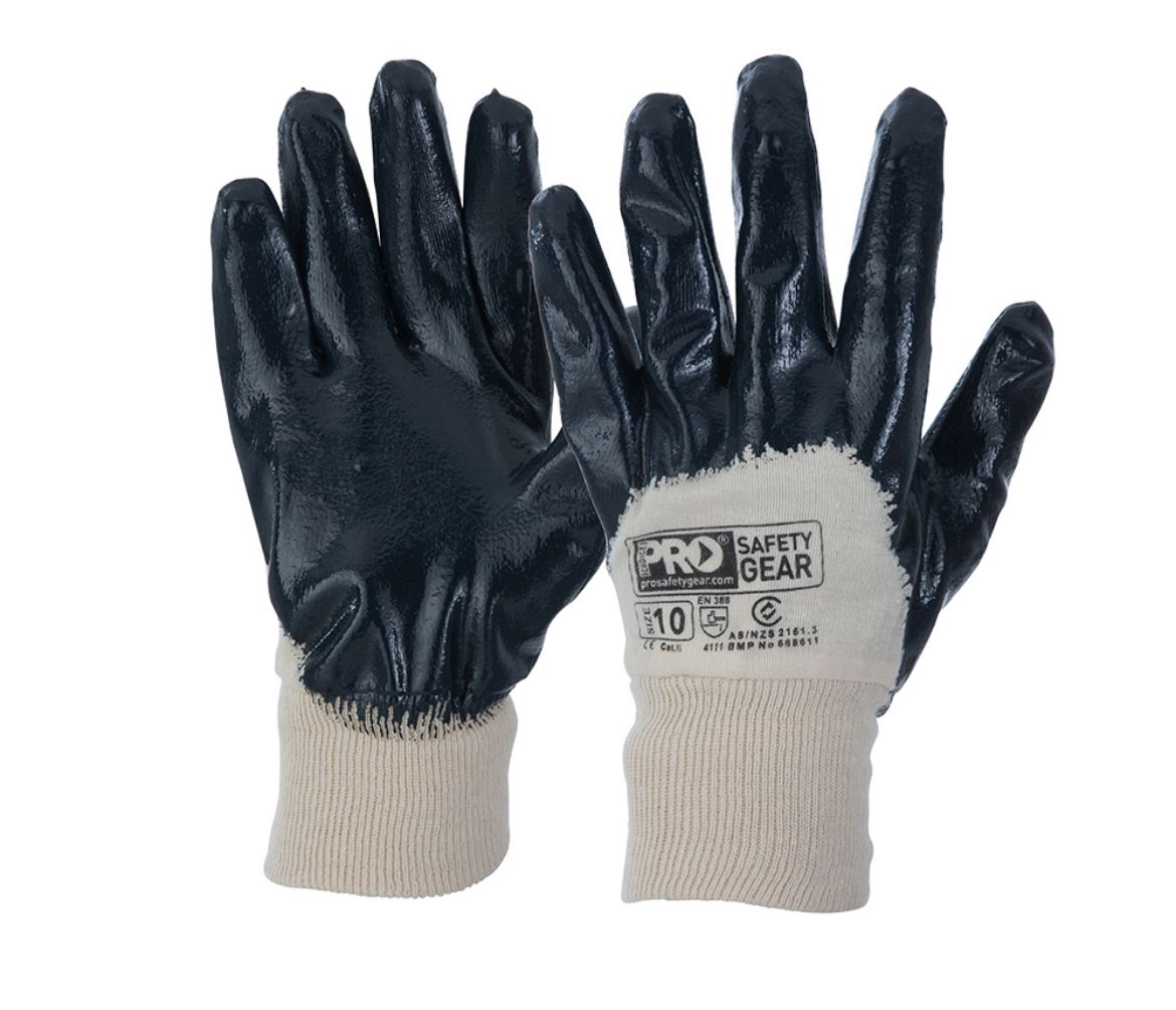 Picture of SUPER-GUARD BLUE NITRILE 3/4 DIPPED