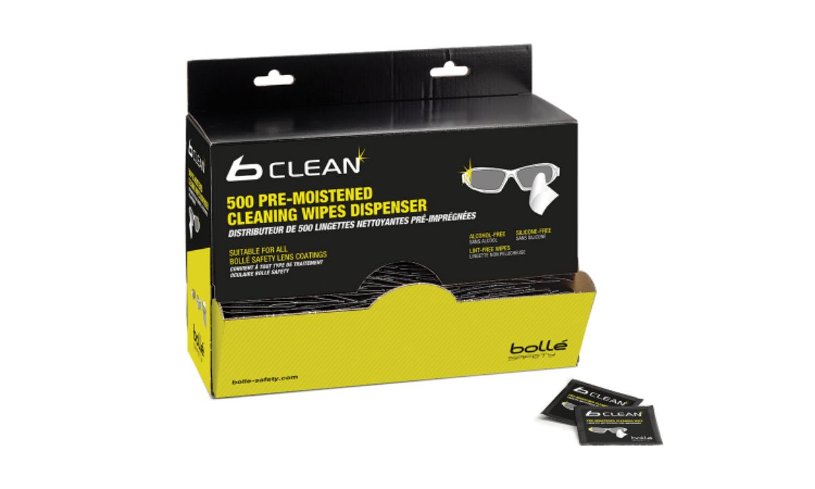 Picture of Bollé 500 cleaning pre-moistened tissues dispenser