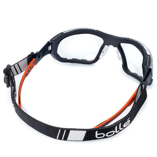 Picture of BOLLE NESS+ SEAL Orange / Black Temples Platinum AS/AF Clear Lens