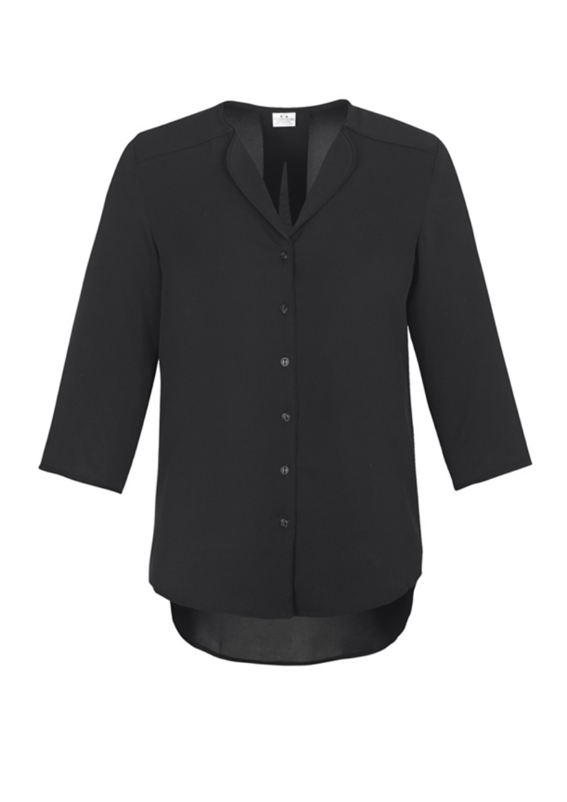 Picture of Womens Lily Longline Blouse 3/4 Sleeve