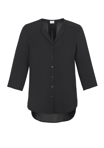 Picture of Womens Lily Longline Blouse 3/4 Sleeve