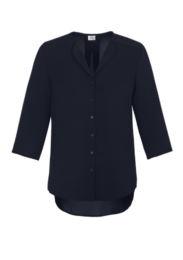 Picture of Womens Lily Longline Blouse 3/4 Sleeve