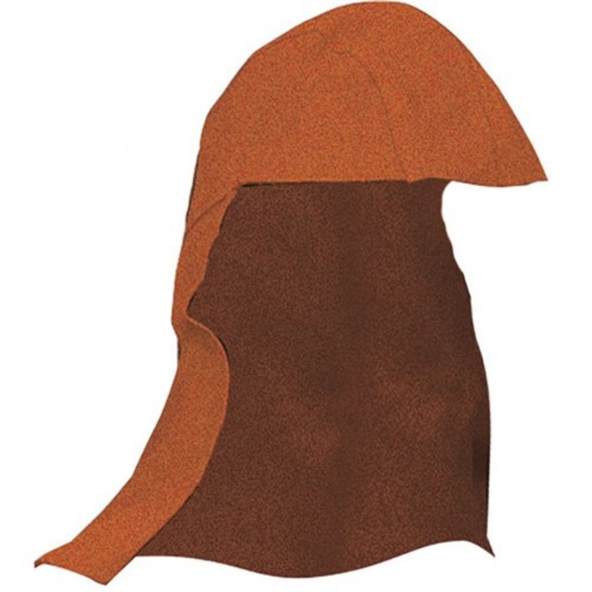 Picture of WELDERS CAP WITH NAPE - CHROME LEATHER - RED CHROME LEATHER