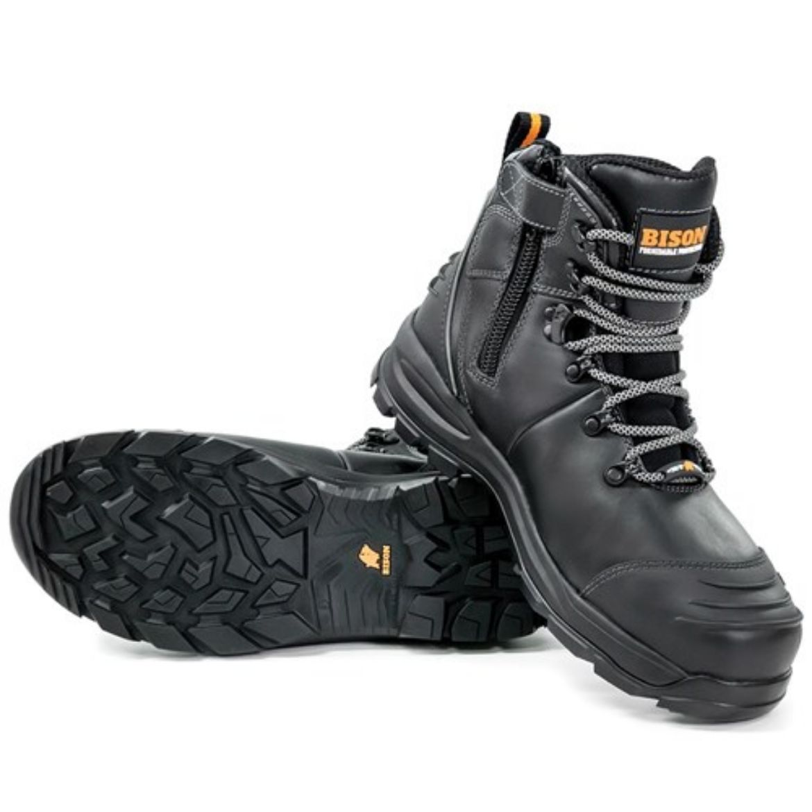 Picture of XT ANKLE LACE UP BOOT WITH ZIP BLACK