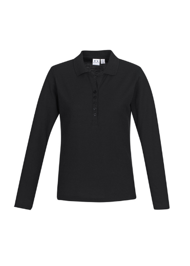 Picture of Womens Crew Long Sleeve Polo