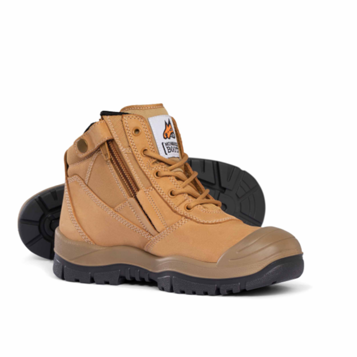 Picture of Wheat ZipSider Boot w/ Scuff Cap - TPU/PU