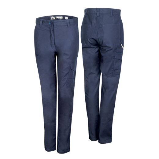 Picture of TRu Workwear Womens Midweight Cotton Stretch Cargo Trousers