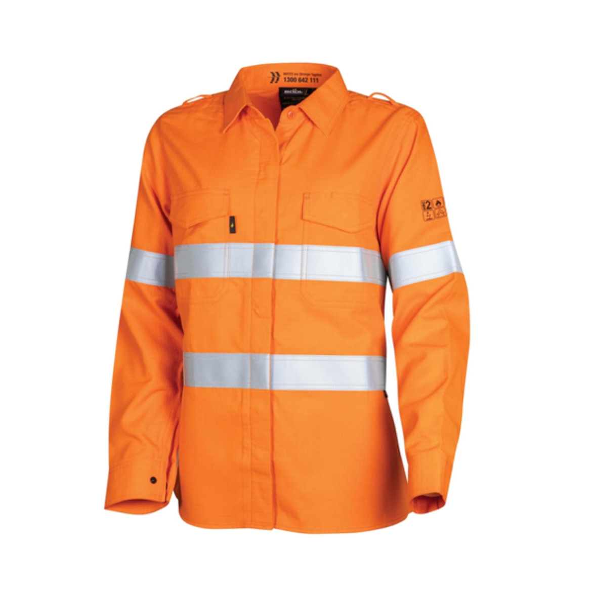 Picture of BOOL Womens Lightweight PPE2 FR Shirt with Loxy Reflective Tape