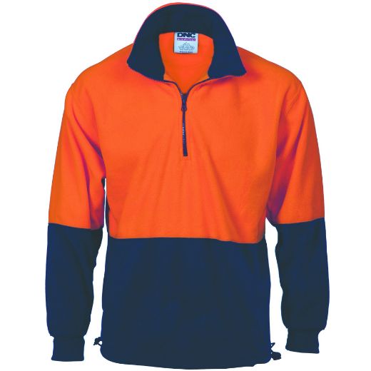 Picture of HiVis Two Tone 1/2 Zip Polar Fleece