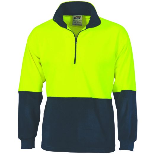 Picture of HiVis Two Tone 1/2 Zip Polar Fleece