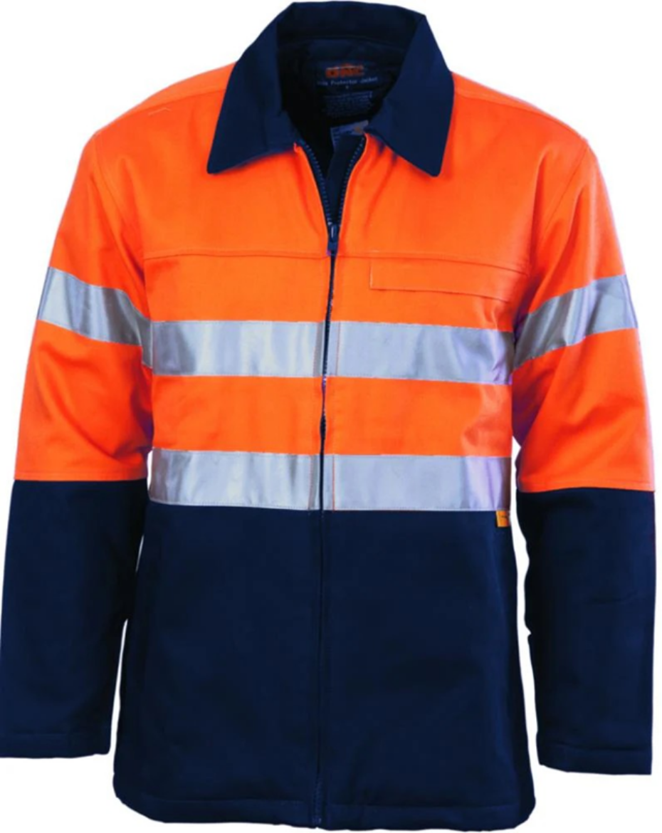 Picture of HiVis Two Tone Protect or Drill Jacket with 3M R/ Tape