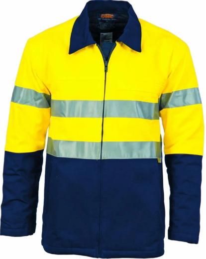 Picture of HiVis Two Tone Protect or Drill Jacket with 3M R/ Tape