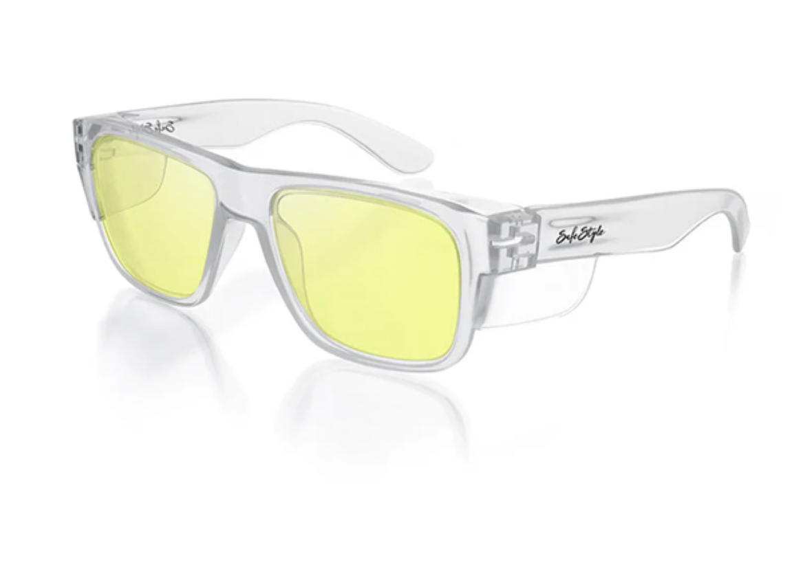 Picture of SafeStyle Fusions Clear Frame/Yellow