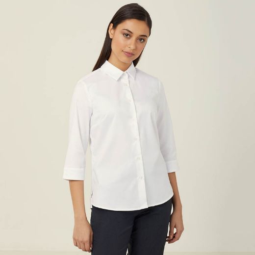 Picture of NNT STRETCH TEXTURED TWILL 3/4 SLEEVE SHIRT