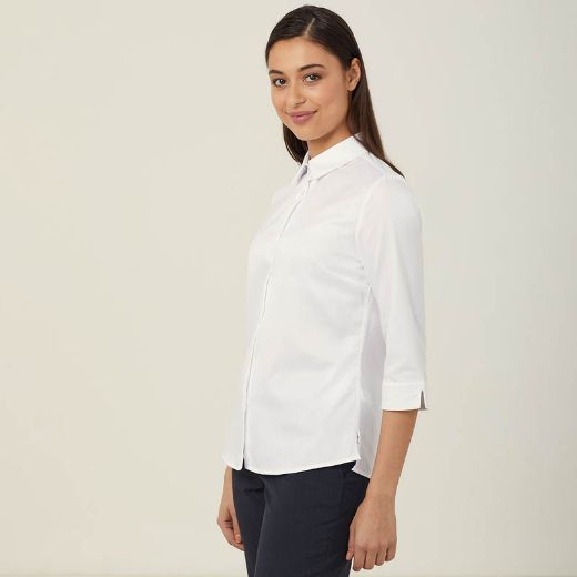 Picture of NNT STRETCH TEXTURED TWILL 3/4 SLEEVE SHIRT