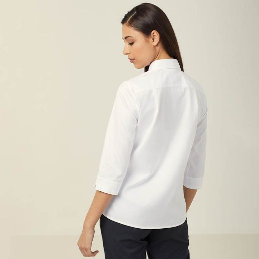 Picture of NNT STRETCH TEXTURED TWILL 3/4 SLEEVE SHIRT