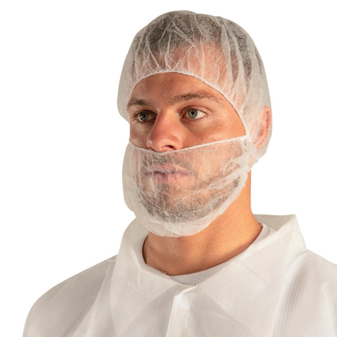 Picture of SPP Double Loop Beard Cover - White