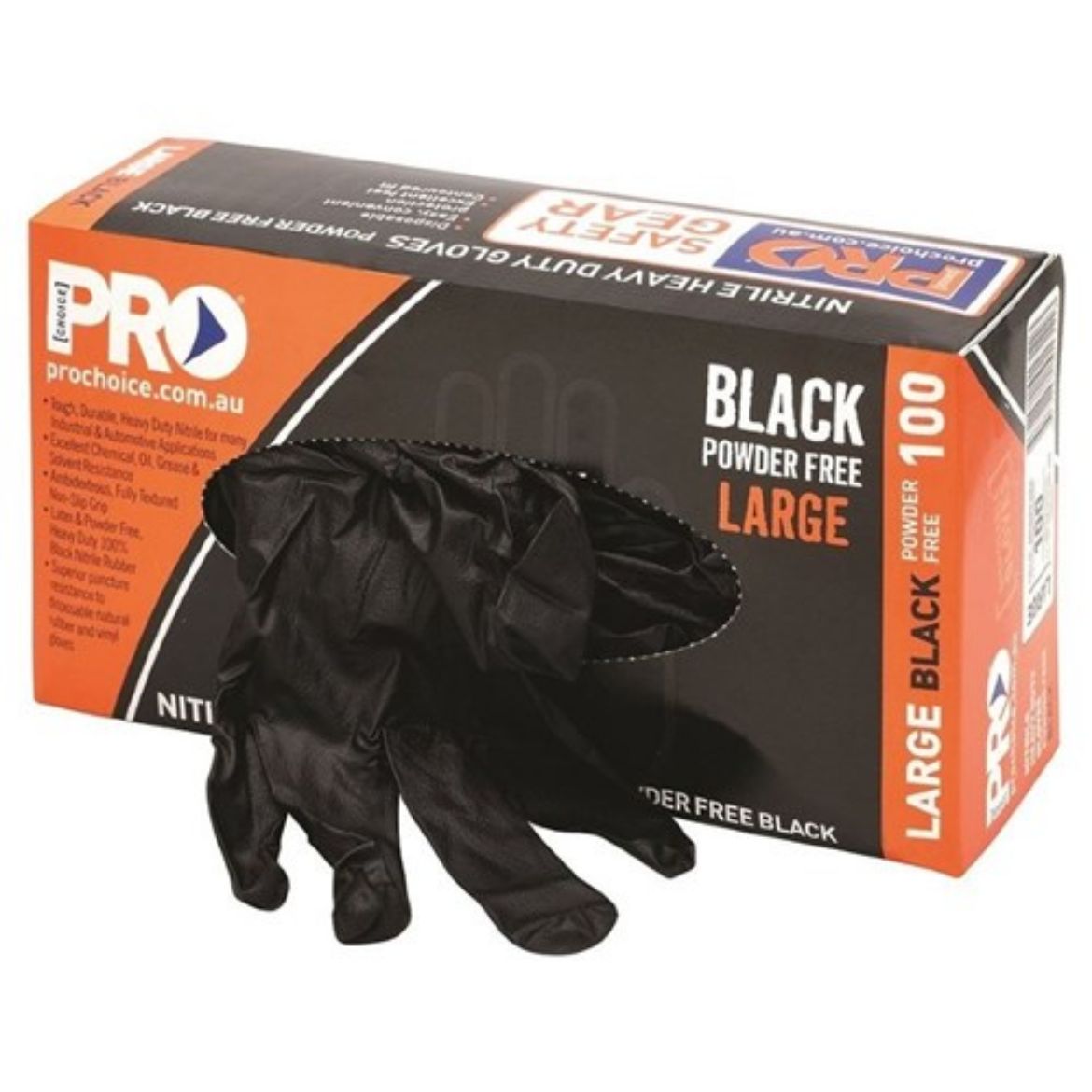 Picture of DISPOSABLE NITRILE H/DUTY POWDER FREE - BOX OF 100 PIECES
