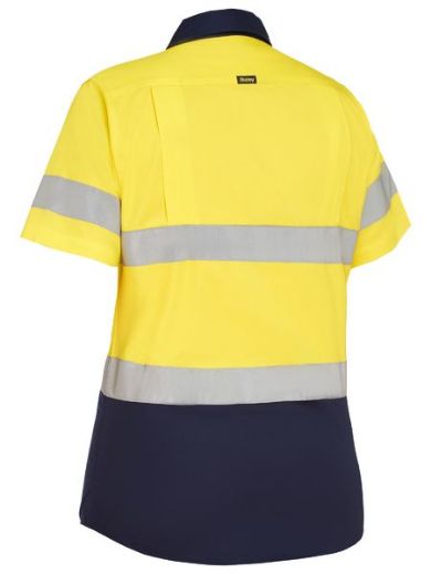 Picture of WOMEN'S TAPED HI VIS COOL LIGHTWEIGHT DRILL SHIRT SHORT SLEEVE